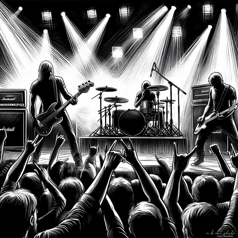 Rockkonzert Feiern Festival